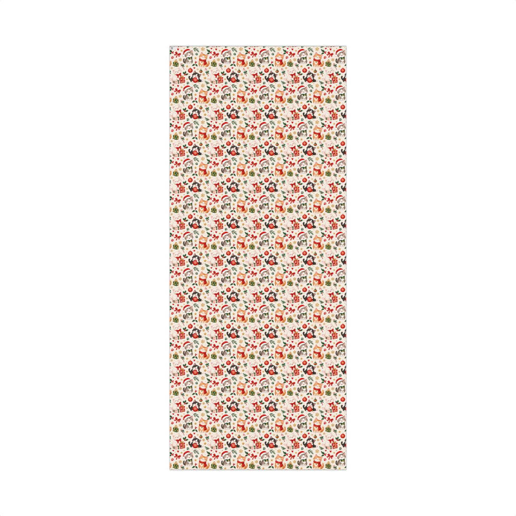 Christmas Cat Gift Wrap Paper - Cute Holiday Cats & Presents Wrapping Paper