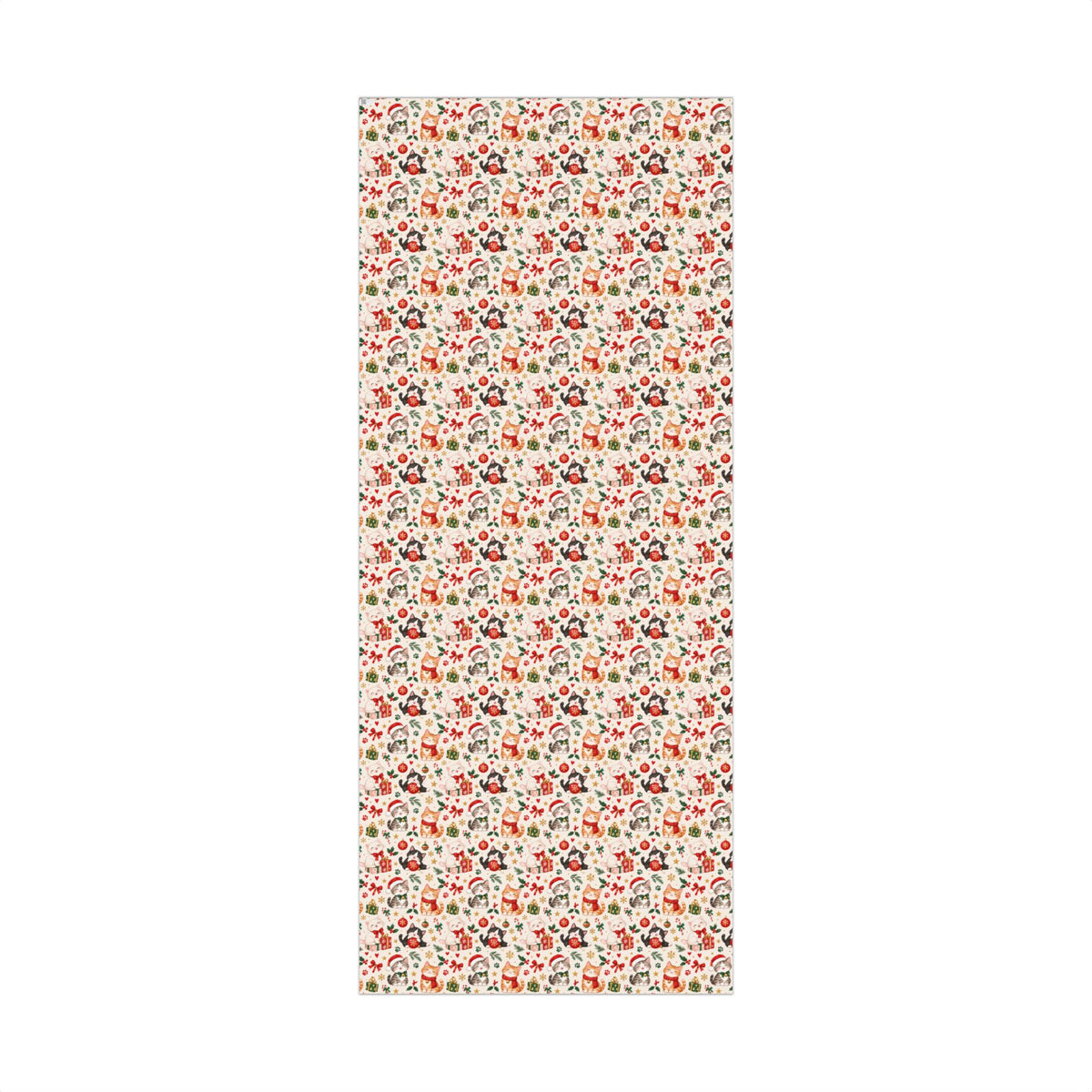 Christmas Cat Gift Wrap Paper - Cute Holiday Cats & Presents Wrapping Paper