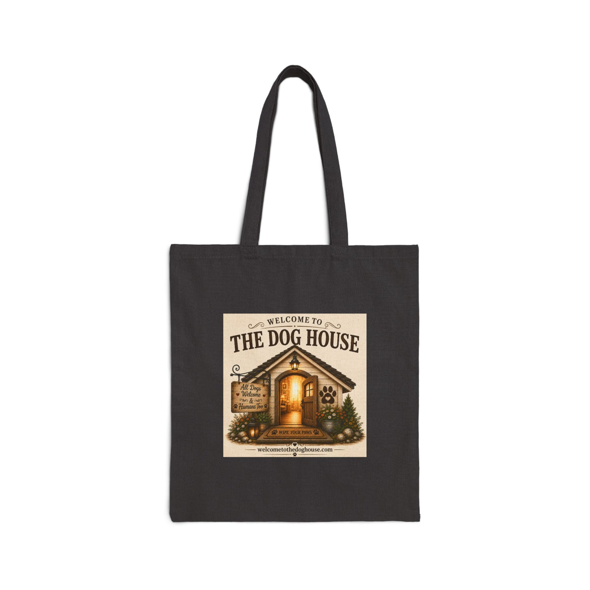 Today's Pawsibilities™ – SHINE Canvas Tote Bag | Inspirational Westie Tote | Reusable Dog Lover Shopping Bag