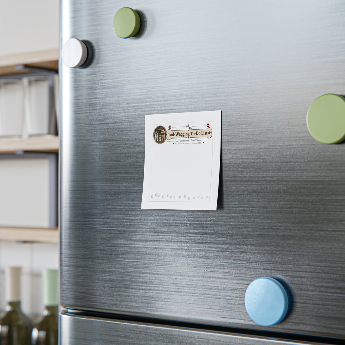 Welcome to The Dog House Tail-Wagging To-Do List Post-it® Note Pad